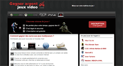 Desktop Screenshot of gagner-argent-jeux-video.com