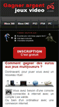 Mobile Screenshot of gagner-argent-jeux-video.com